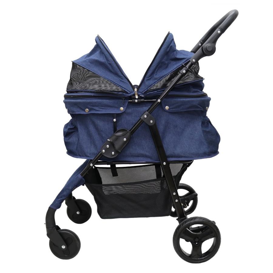 耐荷重30kg!ココハート 4輪ペットカート/ペットバギー 耐荷重30kg!ココハート 4輪ペットカート/ペットバギー