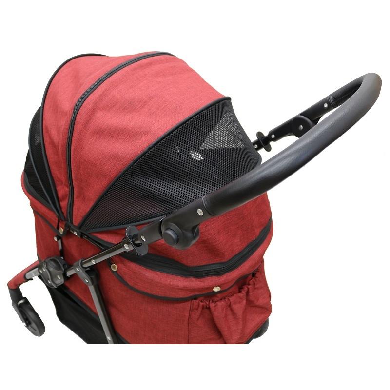 耐荷重30kg！ココハート 4輪ペットカート/ペットバギー