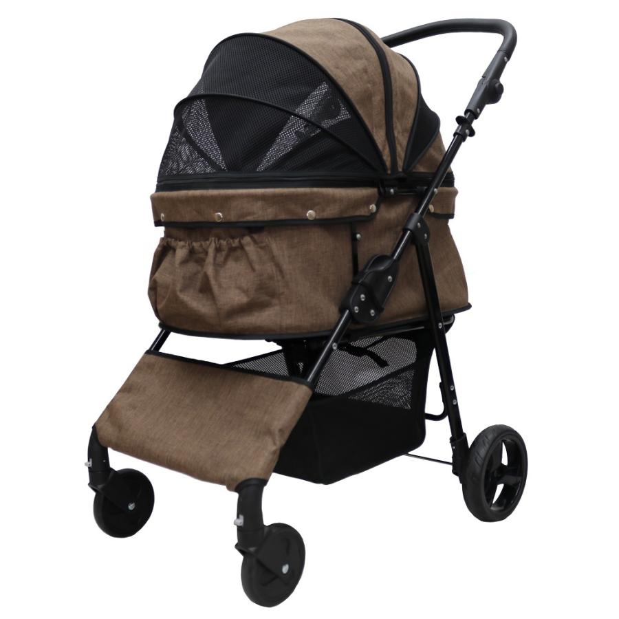 耐荷重30kg!ココハート 4輪ペットカート/ペットバギー 耐荷重30kg!ココハート 4輪ペットカート/ペットバギー
