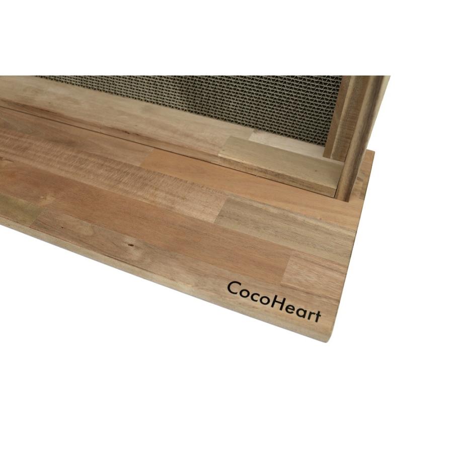 【CocoHeart】爪とぎ用 木製ラック（爪とぎ６枚付き）日本製　ココハート　オリジナルハンドメイド |  | 02