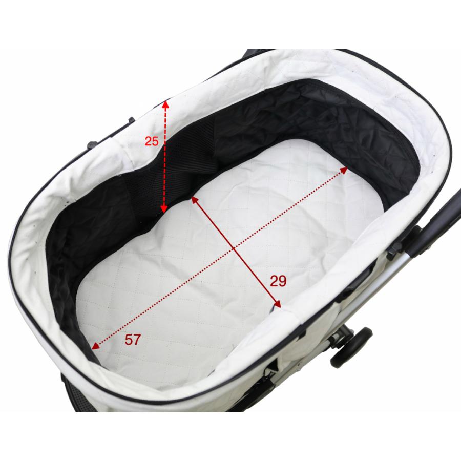 お買い得 訳あり品 価格 Cocoheart 4輪ペットカート シュシュ 2way 多頭用 取り外し可能 ブラック 自立可能 対面式 耐荷重kg