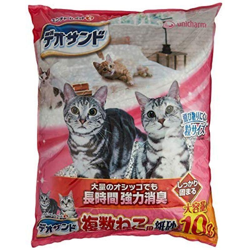 数々のアワードを受賞 ケース販売デオサンド 複数ねこ用紙砂 10l 5袋 トイレ用品 Smssvg Org
