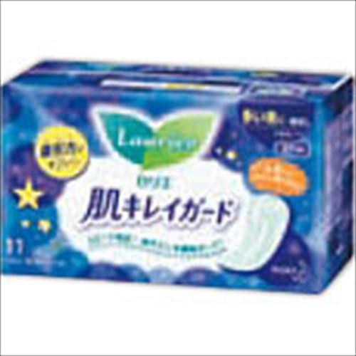 花王 ロリエ 肌キレイガードオーバーナイト 羽なし 11コ入 2 医薬部外