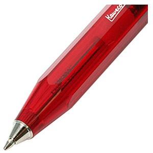 カヴェコ ボールペン 名入れ カヴェコ アイス スポーツ ICE Sport ボールペン レッド・透明 ISBP-RD | Kaweco | 01