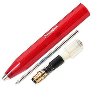 カヴェコ ボールペン 名入れ カヴェコ アイス スポーツ ICE Sport ボールペン レッド・透明 ISBP-RD | Kaweco | 03