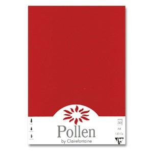 便箋 A4 クレールフォンティーヌ POLLEN ポレン A4便箋 50枚入 5セット レッド cf4212