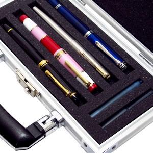 ペンケース ココラボ 即納 鍵付き アルミ アタッシュペンケース