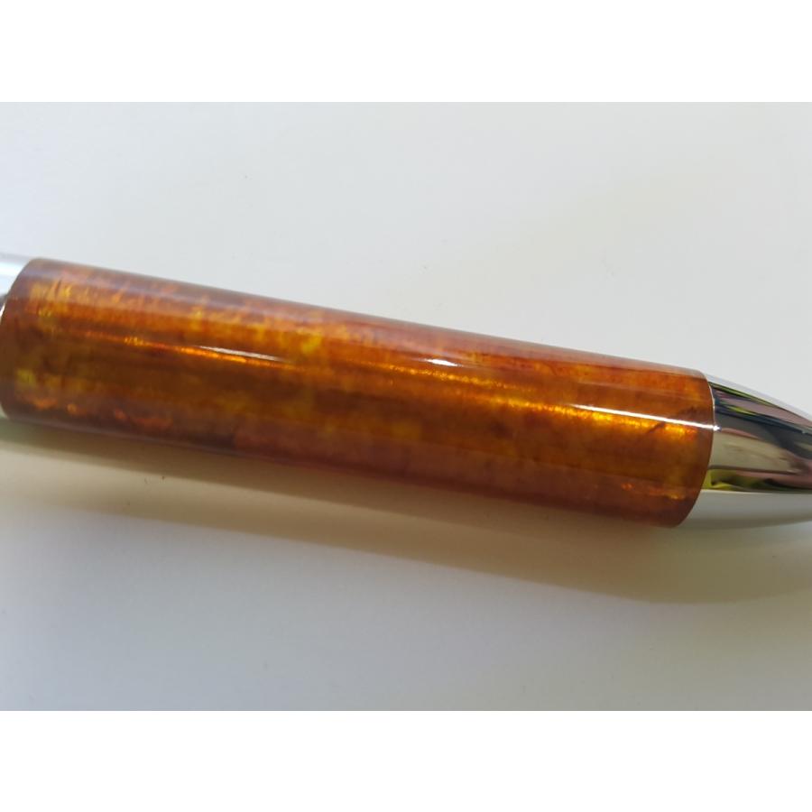 高級 ボールペン 久慈琥珀 琥珀ボールペン 茶黄ミックス BP1TYAK