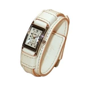 腕時計 革 ケイシーズ（KCs） ウォッチブレス レディース バージニア ホワイト KIR516E