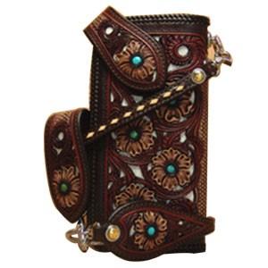 メンズ 長財布 革 ケイシーズ（KCs） クラフト モンタナ・アルチザン ブラウン3トーン エスエックス ウォレット KKW005BR3