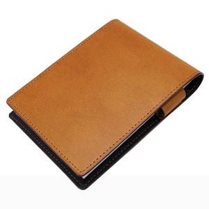 メモカバー 革 スリップオン Rio&DNLシリーズ キャメル RHODIA メモカバー No.12サイズ対応 IOL-3806CML