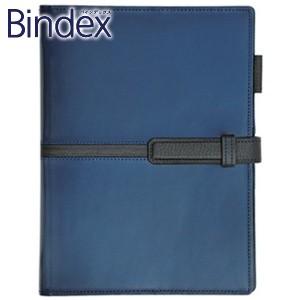 システム手帳 A5 革 バインデックス Bindex NOLTY アルモ A5 15ミリ システム手帳 ネイビー AA98-2 | Bindex