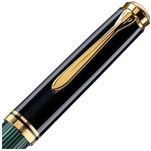 ペリカン ローラーボール替芯 クロ F細字 プレゼント対象商品 スーベレーン R800 ローラーボール 緑縞 R800 GRの画像
