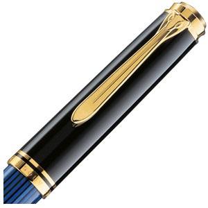ローラーボール 名入れ ペリカン ローラーボール替芯 クロ F細字 プレゼント対象商品 スーベレーン R800 ローラーボール ブルー縞 R800 BLの画像