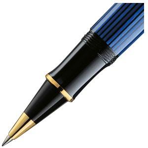 ローラーボール 名入れ ペリカン ローラーボール替芯 クロ F細字 プレゼント対象商品 スーベレーン R800 ローラーボール ブルー縞 R800 BLの画像