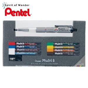 芯ホルダー ぺんてる ホルダーシャープ マルチ8 セット ホルダーペン PH802ST | ぺんてる