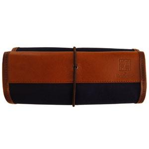 ペンケース 革 名入れ ベアハウス（Ｂｅａｈｏｕｓｅ） どや文具 ペンケース ネイビー DPC-001NB | 