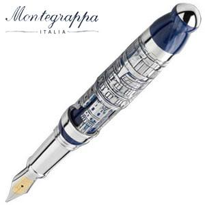 モンテグラッパ 限定品 セビリアの理髪師 スターリングシルバー・ブルーセルロイド 万年筆 ブラック ISBEN2SO | Montegrappa