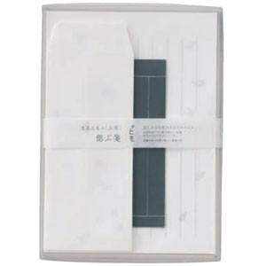 まるとも 偲ぶ箋セット 便箋20枚+封筒10枚+一筆箋10枚 5セット No. 8 | 
