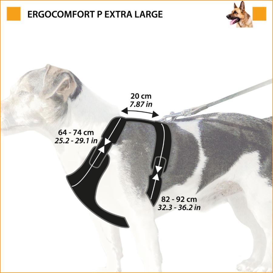 エルゴ コンフォートP XL ハーネス 犬 ハーネス 犬用ハーネス 胴輪 ferplastの画像