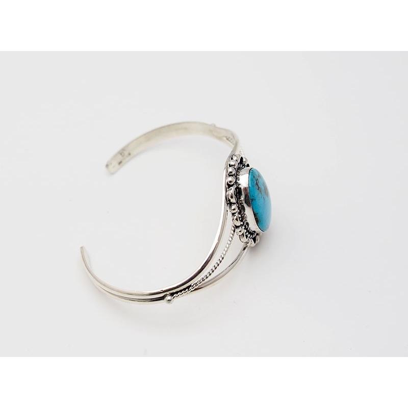 新品 ジョーイアレン Joey Allen バングル キングマンターコイズ 新品 JA ジョーイアレン Joey Allen ターコイズバングル ナバホ