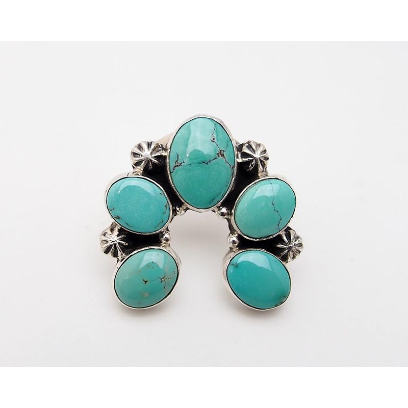 インディアンジュエリー Navajo　ターコイズ　ナジャリング