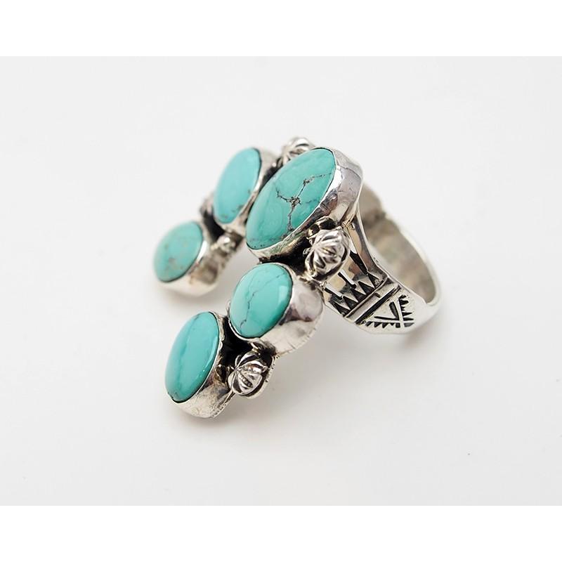 インディアンジュエリー Navajo　ターコイズ　ナジャリング 