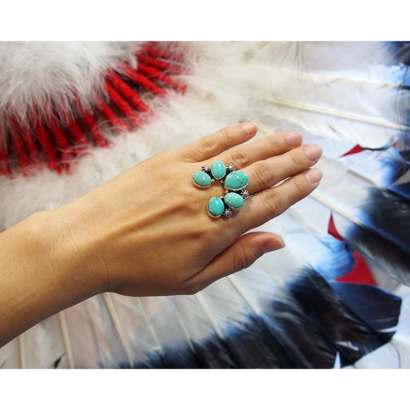 インディアンジュエリー Navajo　ターコイズ　ナジャリング 