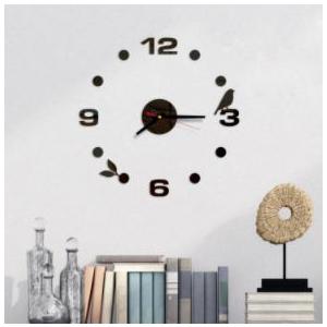 掛け時計 ウォールクロック 時計 Diy 文字 ステッカー シール 貼れる 壁紙 鳥 簡単 Diyビッグウォールクロック おしゃれ 静音 インテイリア M O25b Cocoli 通販 Yahoo ショッピング