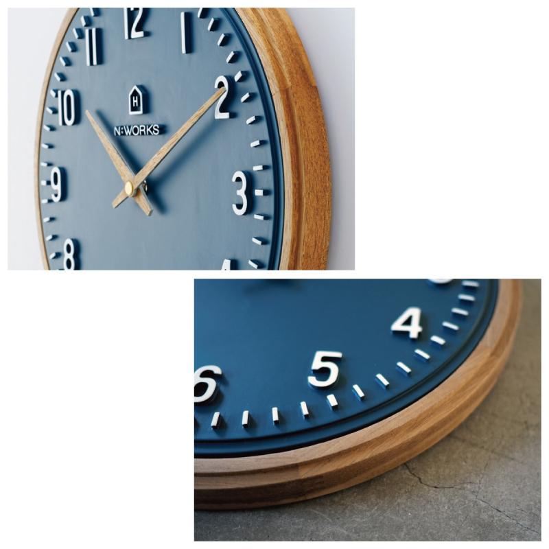 INTERFORM（インターフォルム） 時計 Ekolu エコル ウォールクロック