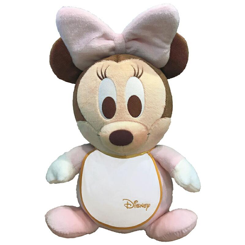 ベビーミニー ディズニースタイ ウェイトドール ディズニー 出産祝い お誕生日祝い 両親贈呈 名入れ ぬいぐるみ 足裏刺繍 Leda Minny02 ココロラショップ 通販 Yahoo ショッピング
