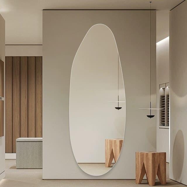 壁掛けミラー 鏡 ミラー mrs25oct 日本製国産 フレームレスミラー シンプルミラー