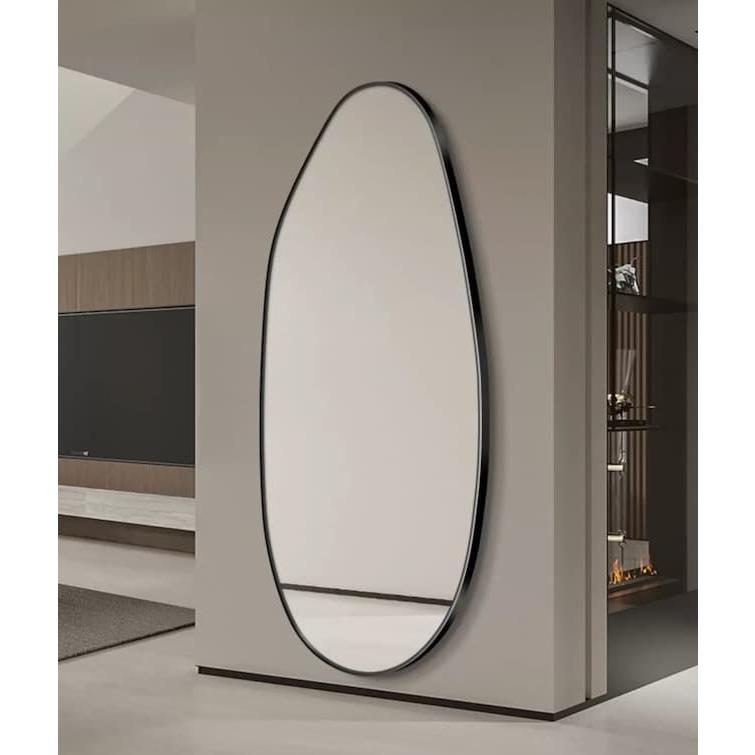 3colors/4size/アルミフレームニュアンスカーブミラー ゴールド