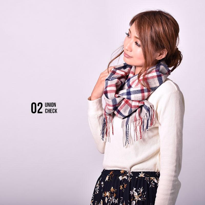 マフラー ストール メリノウール タータンチェック チェック柄