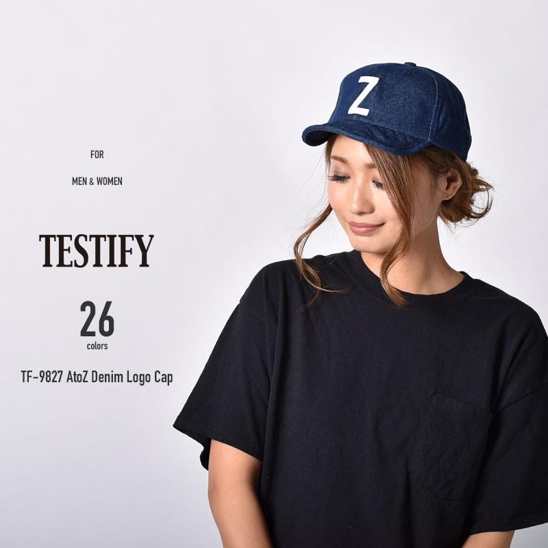 キャップ 帽子 メンズ レディース アルファベット デニム ロゴ