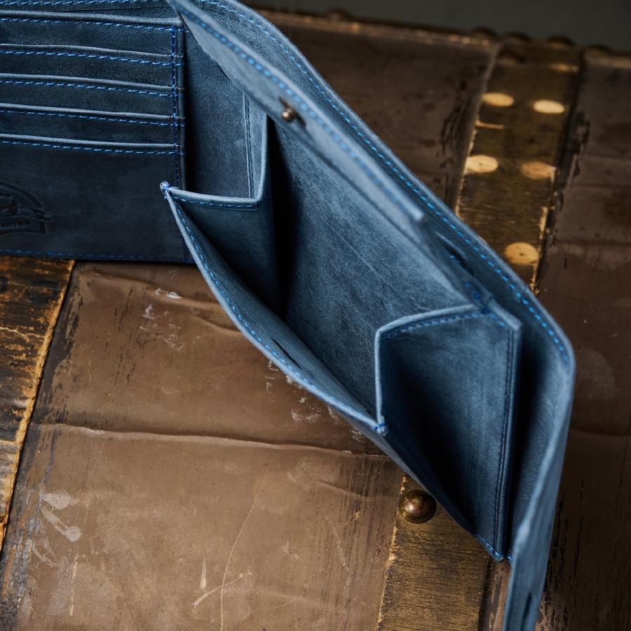 【ココマイスター】ナポレオンカーフ・アレッジドパース ３つ折り財布 メンズ  革 日本製 ブランド | COCOMEISTER | 20