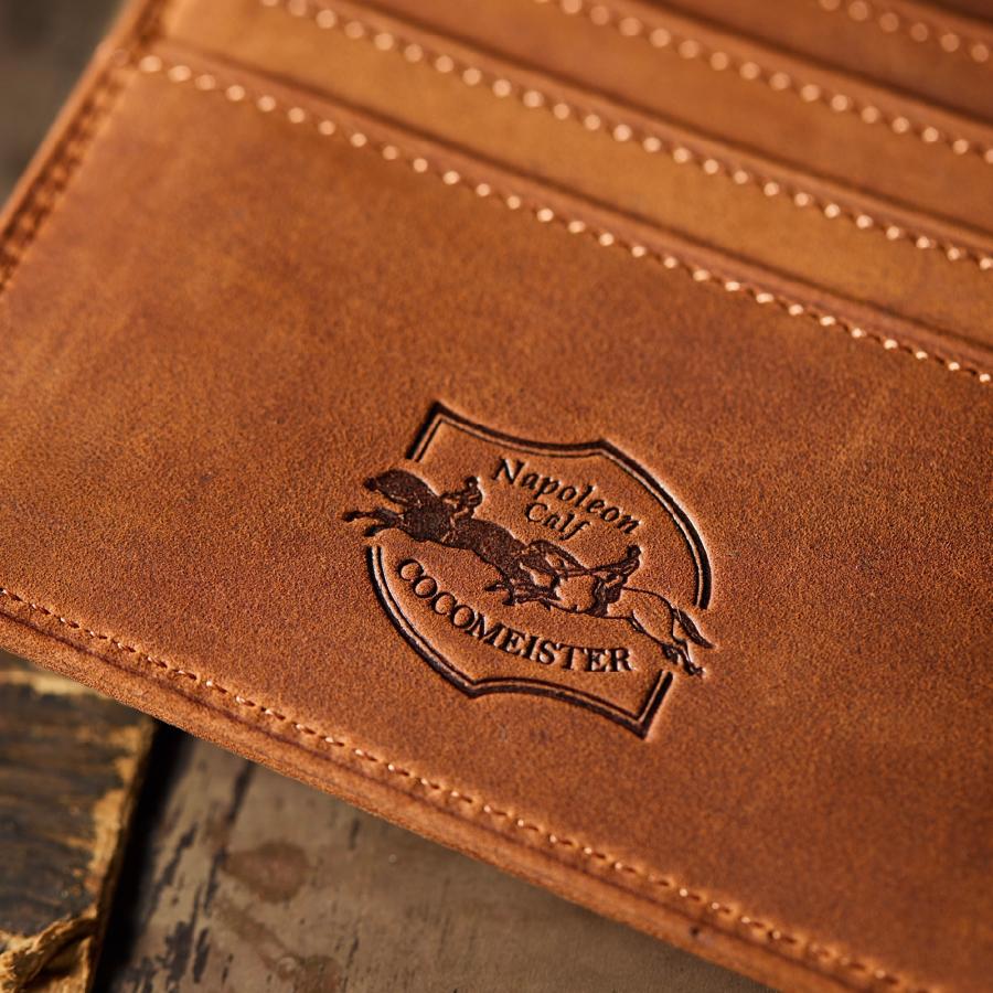 【ココマイスター】ナポレオンカーフ・アレッジドパース ３つ折り財布 メンズ  革 日本製 ブランド | COCOMEISTER | 21