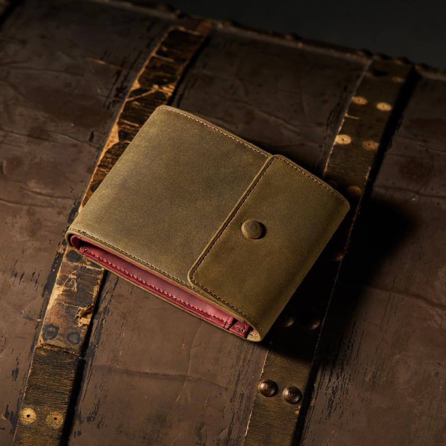 【ココマイスター】ナポレオンカーフ・アレッジドパース ３つ折り財布 メンズ  革 日本製 ブランド | COCOMEISTER | 15