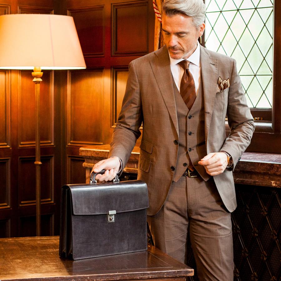 【ココマイスター】ブライドル・ビジネスクラシック ビジネスバッグ メンズ 革 日本製 ブランド ブライドルレザー | COCOMEISTER | 12