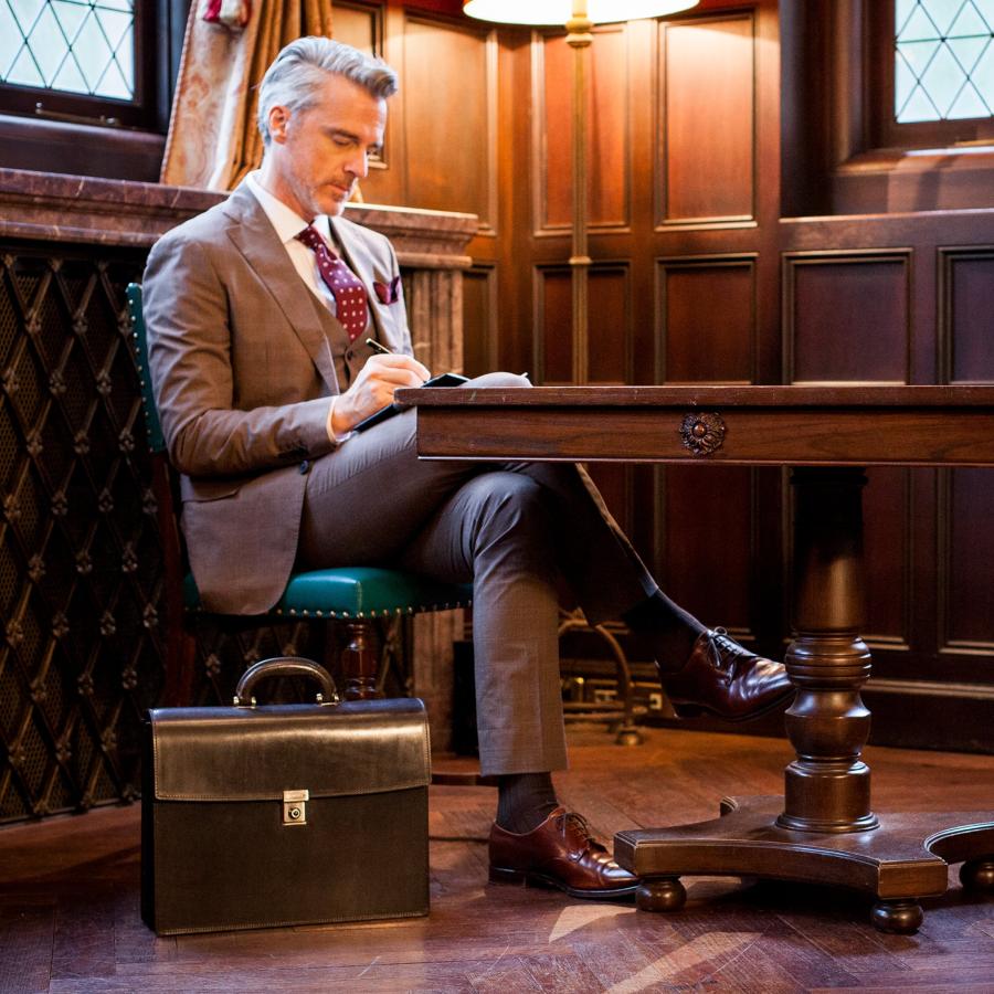 【ココマイスター】ブライドル・ビジネスクラシック ビジネスバッグ メンズ 革 日本製 ブランド ブライドルレザー | COCOMEISTER | 14