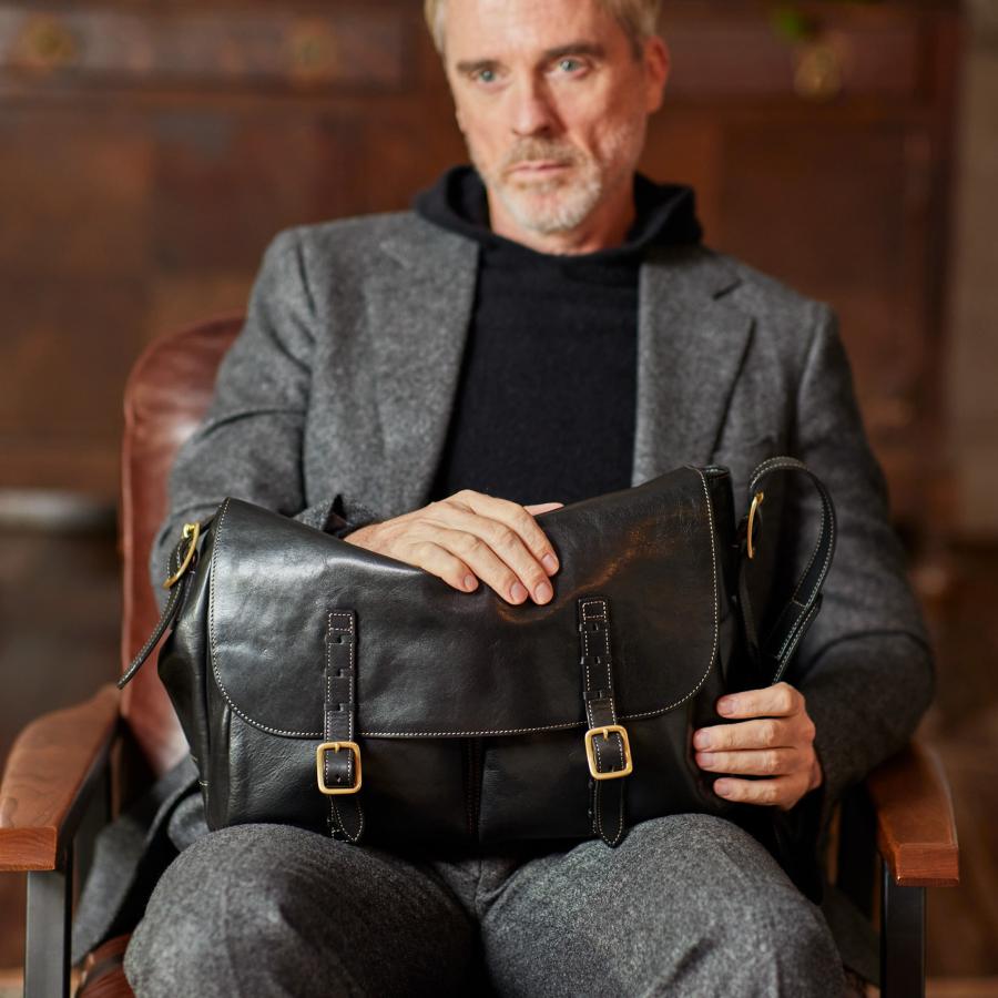 【ココマイスター】ダブルウッド・クラシカルショルダー ショルダーバッグ メンズ 革 日本製 ブランド マットーネ | COCOMEISTER | 09