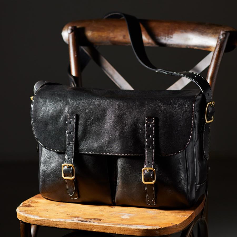 【ココマイスター】ダブルウッド・クラシカルショルダー ショルダーバッグ メンズ 革 日本製 ブランド マットーネ | COCOMEISTER | 13