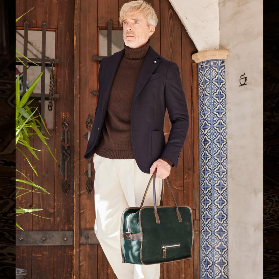 【ココマイスター】ダブルウッド・クラシカルボストン ボストンバッグ メンズ 革 日本製 ブランド オークバーク | COCOMEISTER | 15