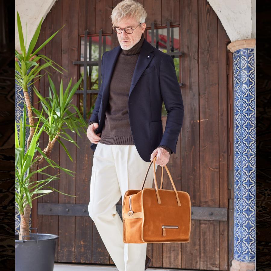 【ココマイスター】ダブルウッド・クラシカルボストン ボストンバッグ メンズ 革 日本製 ブランド オークバーク | COCOMEISTER | 09