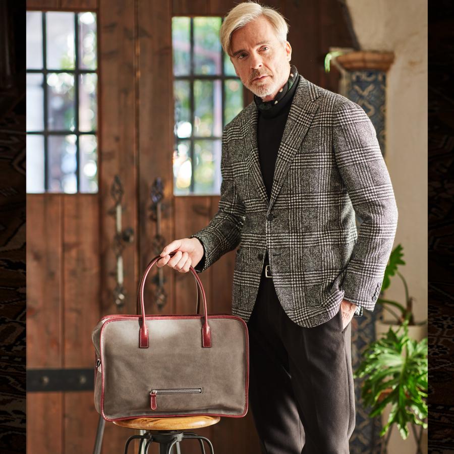 【ココマイスター】ダブルウッド・クラシカルボストン ボストンバッグ メンズ 革 日本製 ブランド オークバーク | COCOMEISTER | 11