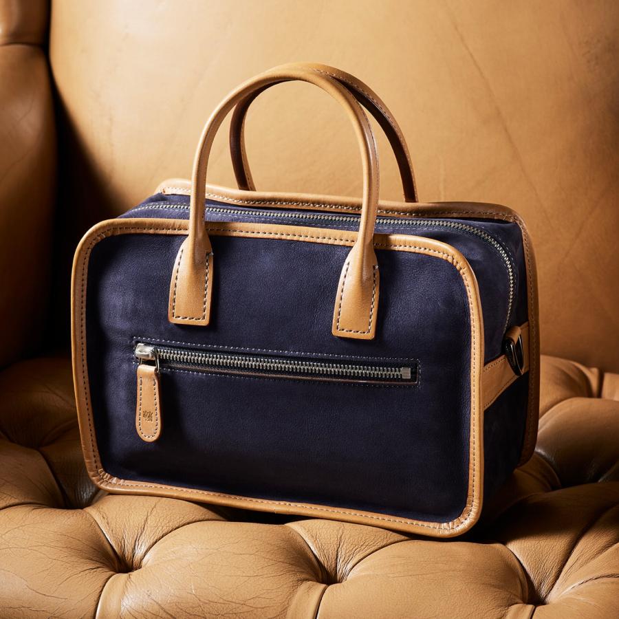 【ココマイスター】ダブルウッド・クラシカルミニボストン ミニバッグ ボストンバッグ メンズ 日本製 ヌバック ダブルウッド ショルダーバッグ セカンドバッグ | COCOMEISTER | 14