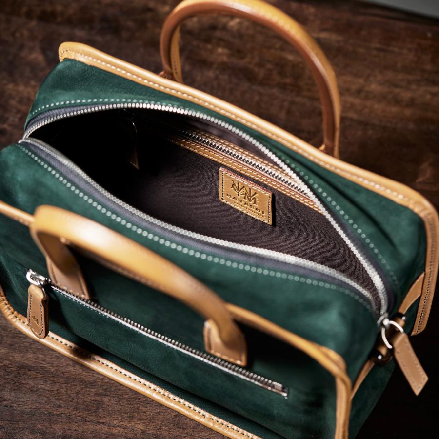 【ココマイスター】ダブルウッド・クラシカルミニボストン ミニバッグ ボストンバッグ メンズ 日本製 ヌバック ダブルウッド ショルダーバッグ セカンドバッグ | COCOMEISTER | 10