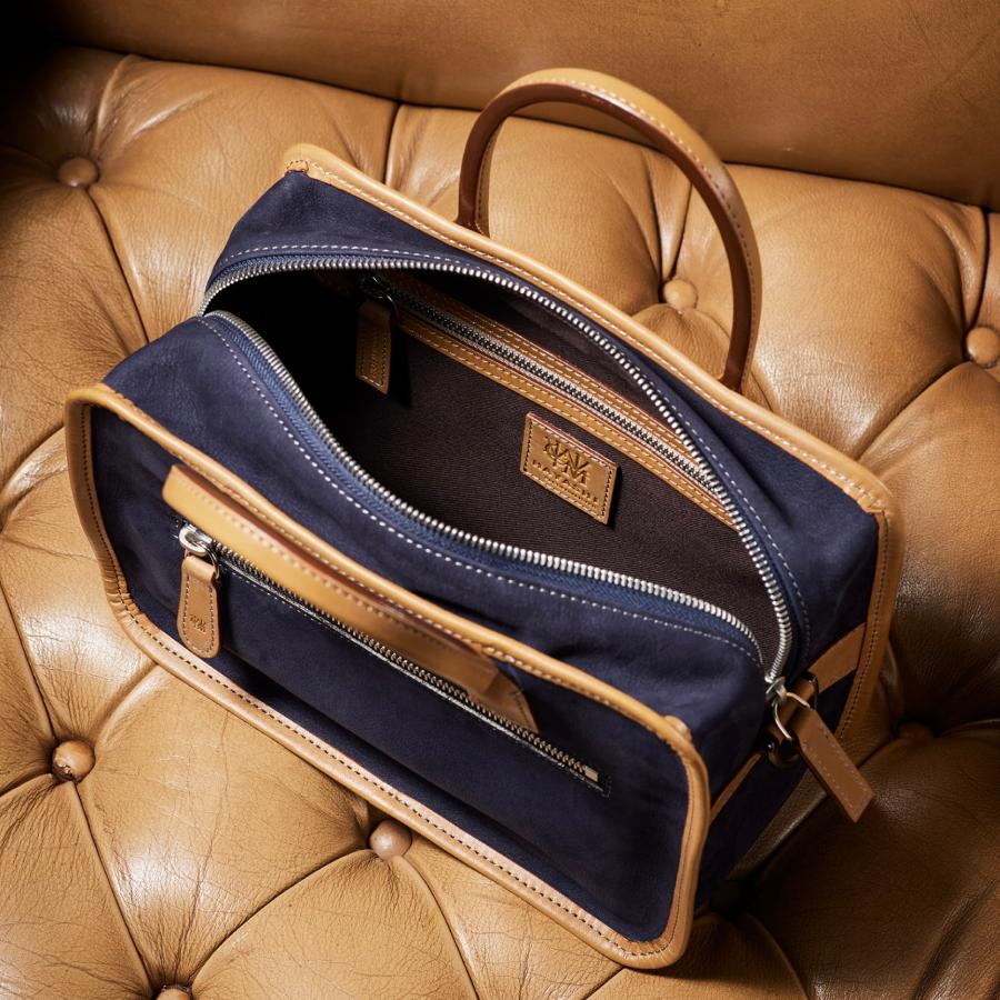 【ココマイスター】ダブルウッド・クラシカルミニボストン ミニバッグ ボストンバッグ メンズ 日本製 ヌバック ダブルウッド ショルダーバッグ セカンドバッグ | COCOMEISTER | 12