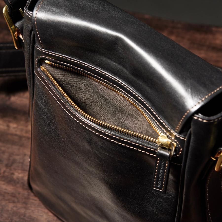 【ココマイスター】ダブルウッド・クラシカルミニショルダー ミニバッグ メンズ 日本製 ヌバック ダブルウッド ショルダーバッグ セカンドバッグ | COCOMEISTER | 15