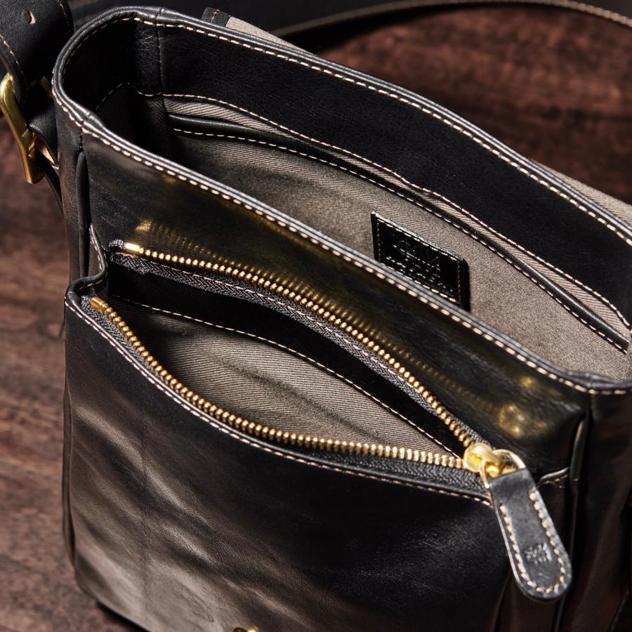 【ココマイスター】ダブルウッド・クラシカルミニショルダー ミニバッグ メンズ 日本製 ヌバック ダブルウッド ショルダーバッグ セカンドバッグ | COCOMEISTER | 12